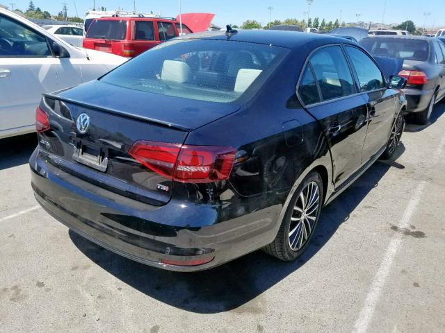 3VWD17AJ8GM377341 - 2016 VOLKSWAGEN JETTA SPOR BLACK photo 4