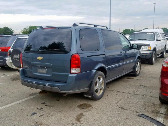 1GNDV33L26D210893 - 2006 CHEVROLET UPLANDER L BLUE photo 4