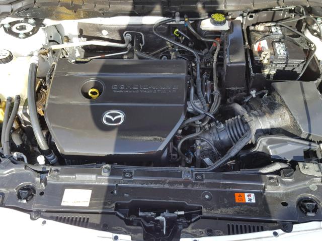 JM1BL1S54A1248231 - 2010 MAZDA 3 S WHITE photo 7