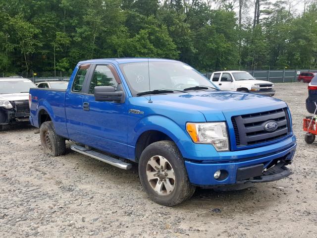 1FTFX1EF8BFB27670 - 2011 FORD F150 SUPER BLUE photo 1