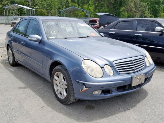 WDBUF65J53A191593 - 2003 MERCEDES-BENZ E 320 BLUE photo 1