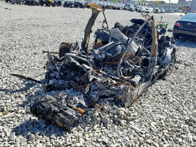 5YJXCBE20JF122887 - 2018 TESLA MODEL X BURN photo 2