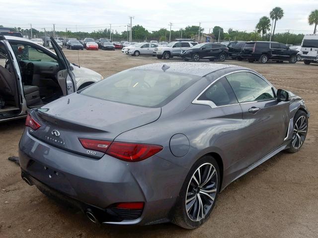 JN1EV7EL2HM553940 - 2017 INFINITI Q60 PREMIU GRAY photo 4