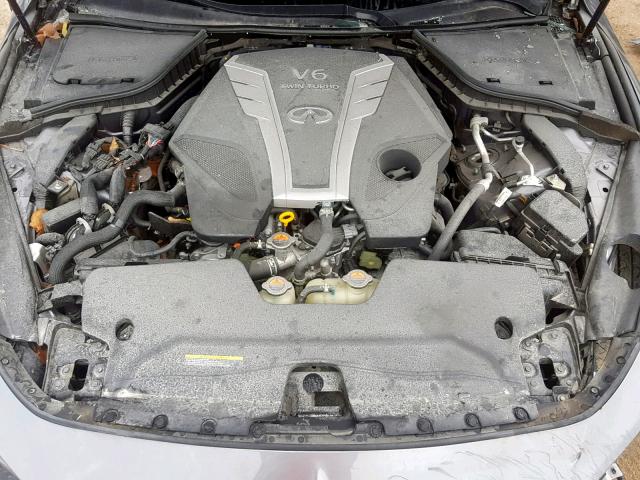 JN1EV7EL2HM553940 - 2017 INFINITI Q60 PREMIU GRAY photo 7