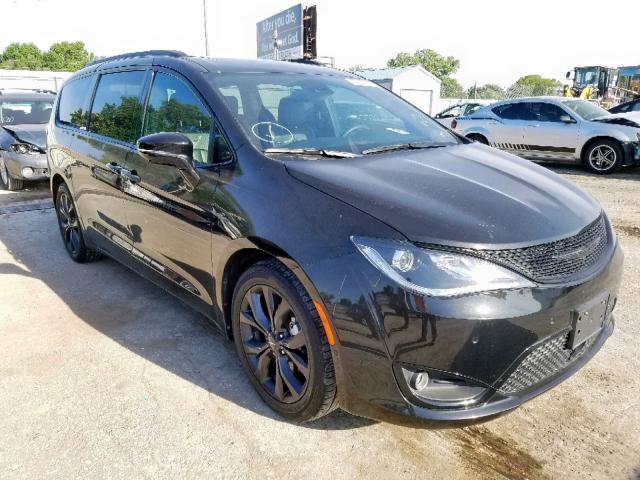 2C4RC1GG1JR165375 - 2018 CHRYSLER PACIFICA L BLACK photo 1