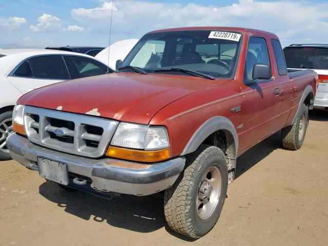 1FTZR15X2XPA44303 - 1999 FORD RANGER SUP RED photo 2