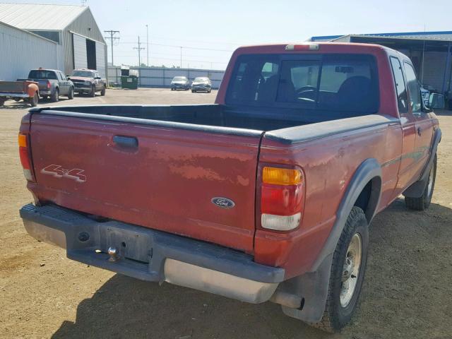 1FTZR15X2XPA44303 - 1999 FORD RANGER SUP RED photo 4