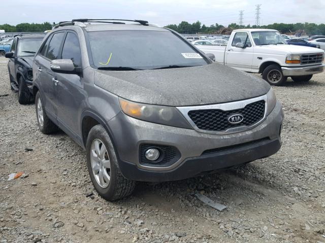 5XYKT3A6XCG217381 - 2012 KIA SORENTO BA GRAY photo 1