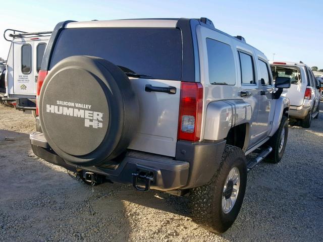 5GTDN136668156121 - 2006 HUMMER H3 GRAY photo 4