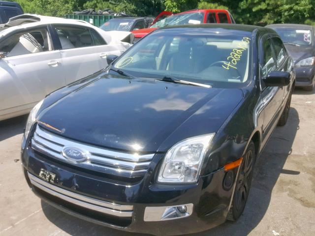 3FAFP08136R206253 - 2006 FORD FUSION SEL BLACK photo 2