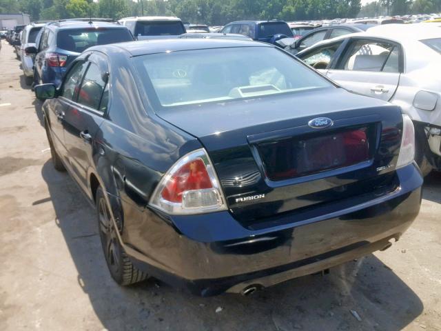 3FAFP08136R206253 - 2006 FORD FUSION SEL BLACK photo 3