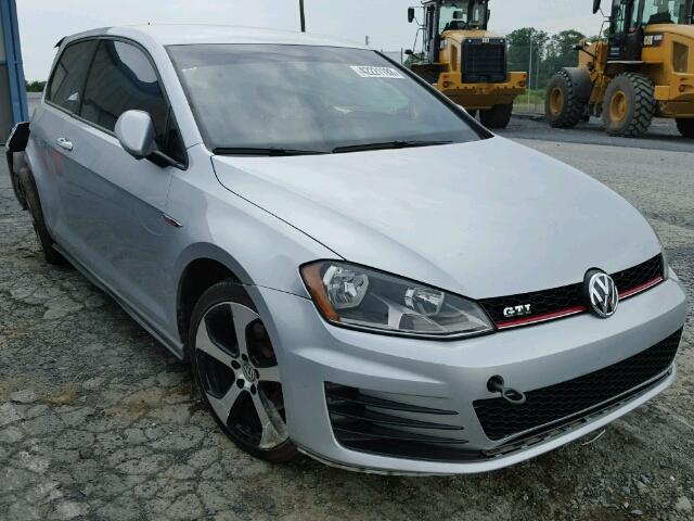 3VWYT7AU3GM036578 - 2016 VOLKSWAGEN GTI S/SE SILVER photo 1