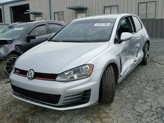 3VWYT7AU3GM036578 - 2016 VOLKSWAGEN GTI S/SE SILVER photo 2