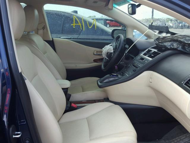 JTHBB1BA7B2046283 - 2011 LEXUS HS 250H BLUE photo 5