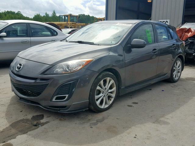 JM1BL1K61B1437980 - 2011 MAZDA 3 S CHARCOAL photo 2