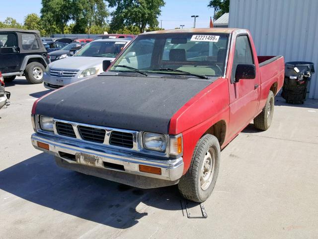 1N6SD11S5MC357758 - 1991 NISSAN TRUCK SHOR RED photo 2