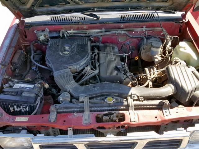 1N6SD11S5MC357758 - 1991 NISSAN TRUCK SHOR RED photo 7