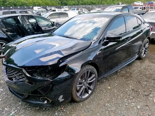 19UUB3F65JA006348 - 2018 ACURA TLX TECH+A BLACK photo 2