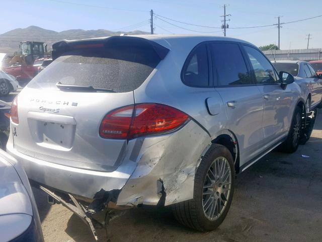 WP1AE2A20ELA50676 - 2014 PORSCHE CAYENNE S SILVER photo 4