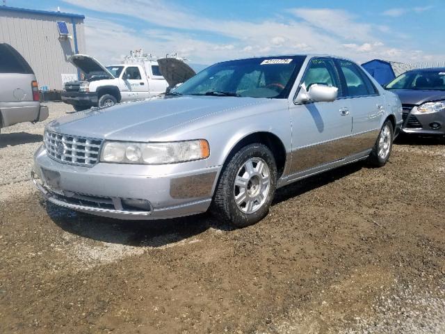 1G6KY5490YU177405 - 2000 CADILLAC SEVILLE ST SILVER photo 2