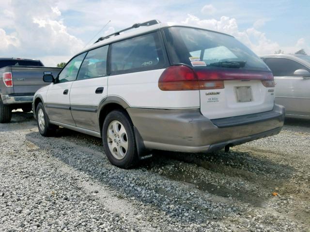 4S3BG6856X7638102 - 1999 SUBARU LEGACY OUT WHITE photo 3