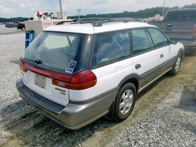 4S3BG6856X7638102 - 1999 SUBARU LEGACY OUT WHITE photo 4