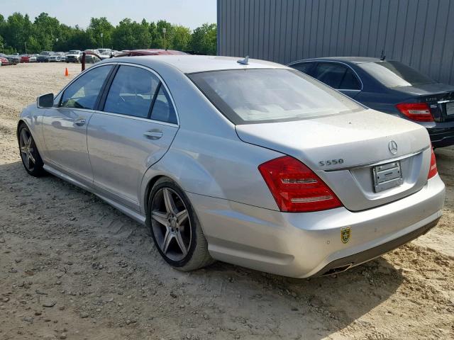 WDDNG7BB1AA333060 - 2010 MERCEDES-BENZ S 550 SILVER photo 3