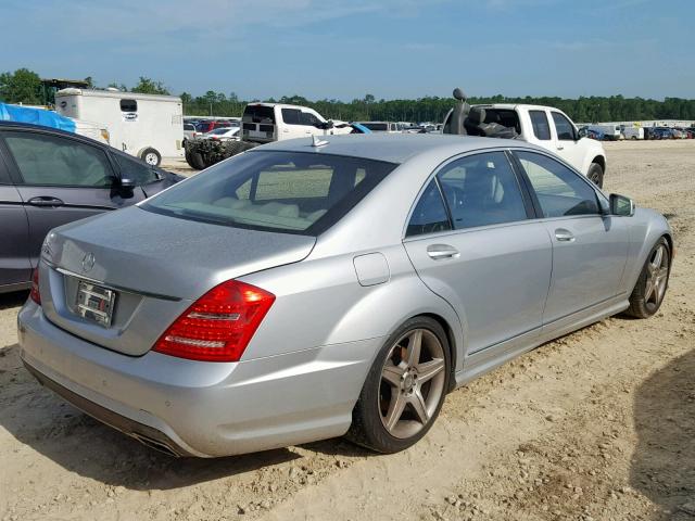 WDDNG7BB1AA333060 - 2010 MERCEDES-BENZ S 550 SILVER photo 4