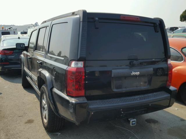 1J8HH48K18C184960 - 2008 JEEP COMMANDER BLACK photo 3