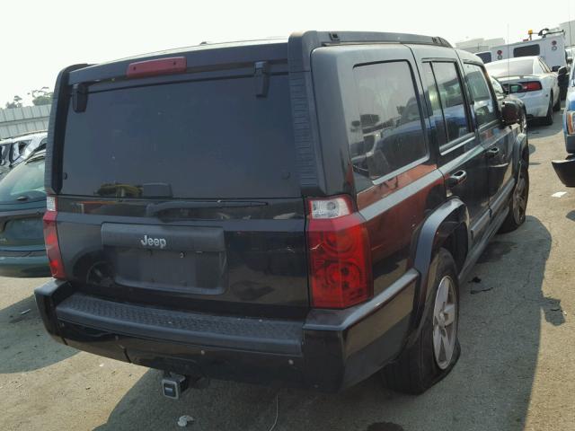 1J8HH48K18C184960 - 2008 JEEP COMMANDER BLACK photo 4