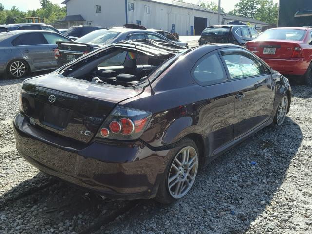 JTKDE167290299655 - 2009 TOYOTA SCION TC Bordo foto 4
