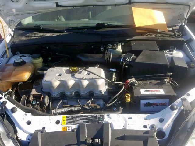 1FAFP33P9YW393561 - 2000 FORD FOCUS LX WHITE photo 7