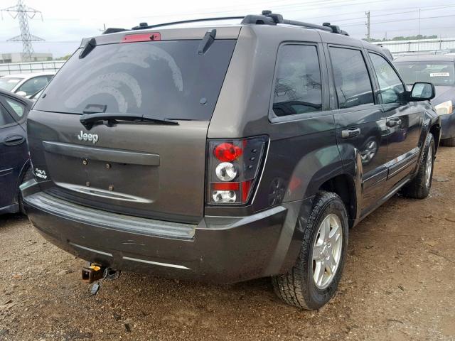 1J4GR48K16C284824 - 2006 JEEP GRAND CHER GRAY photo 4