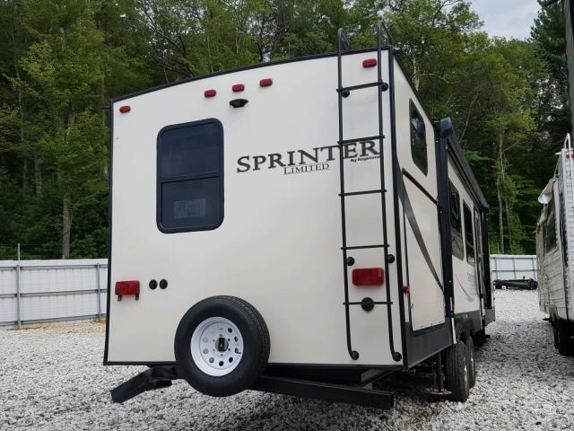 4YDT32521J1532988 - 2018 KEYSTONE SPRINTER CREAM photo 4