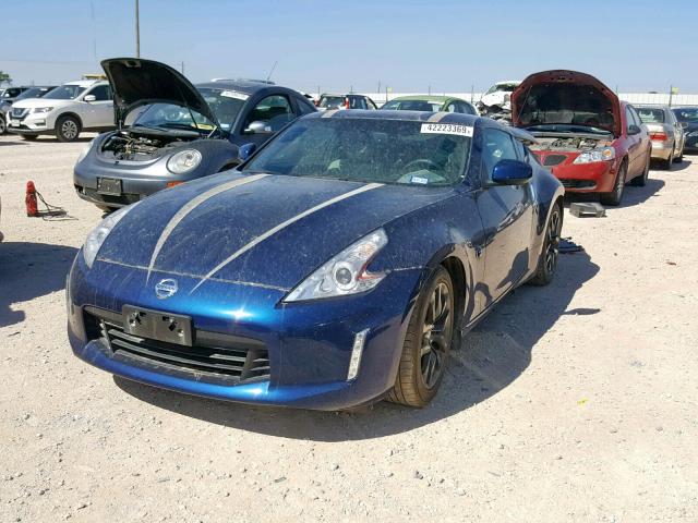 JN1AZ4EHXHM955475 - 2017 NISSAN 370Z BASE BLUE photo 2