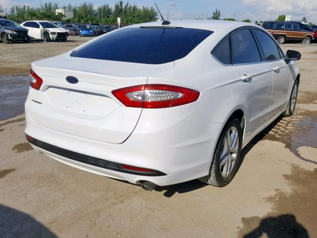 3FA6P0G79ER338857 - 2014 FORD FUSION S WHITE photo 4