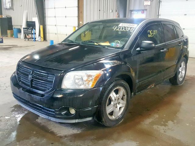 1B3HB48B37D382720 - 2007 DODGE CALIBER SX BLACK photo 2