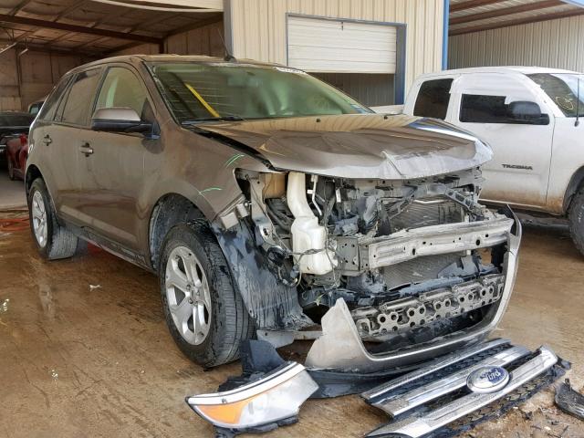 2FMDK3JCXCBA20034 - 2012 FORD EDGE SEL GRAY photo 1