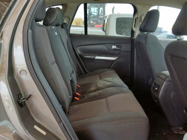 2FMDK3JCXCBA20034 - 2012 FORD EDGE SEL GRAY photo 6