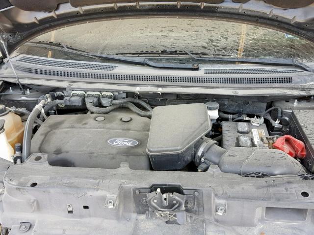 2FMDK3JCXCBA20034 - 2012 FORD EDGE SEL GRAY photo 7