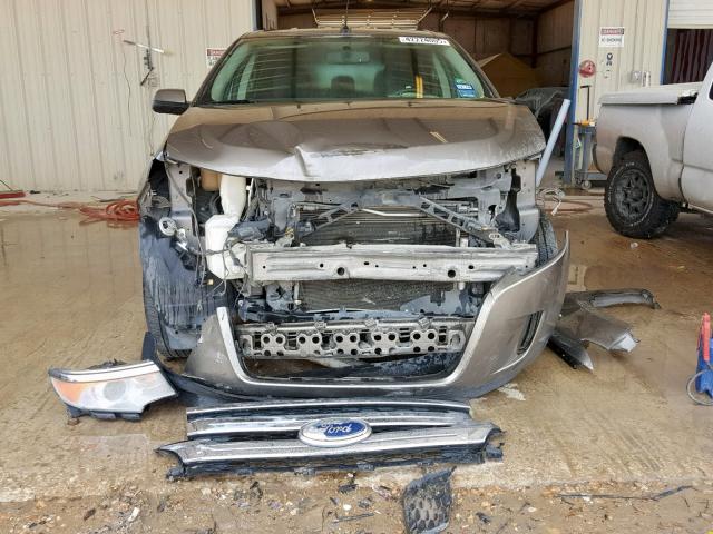 2FMDK3JCXCBA20034 - 2012 FORD EDGE SEL GRAY photo 9