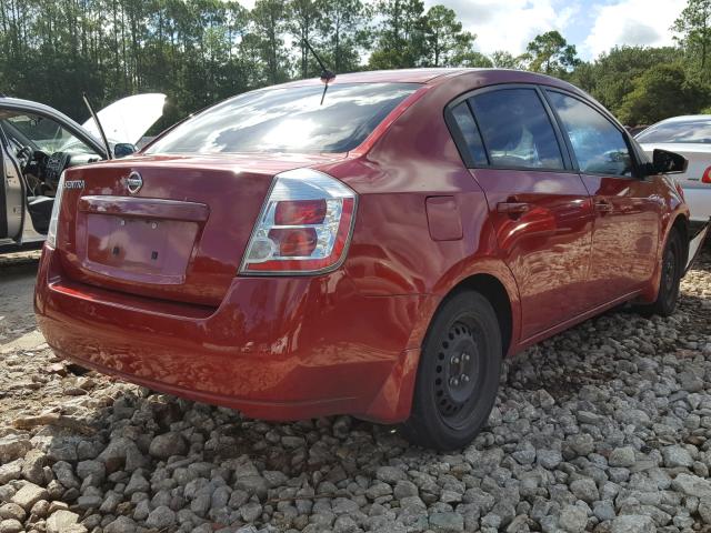 3N1AB61E69L648991 - 2009 NISSAN SENTRA 2.0 RED photo 4