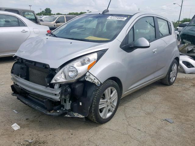 KL8CB6S95FC742061 - 2015 CHEVROLET SPARK LS SILVER photo 2