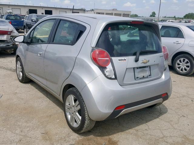 KL8CB6S95FC742061 - 2015 CHEVROLET SPARK LS SILVER photo 3