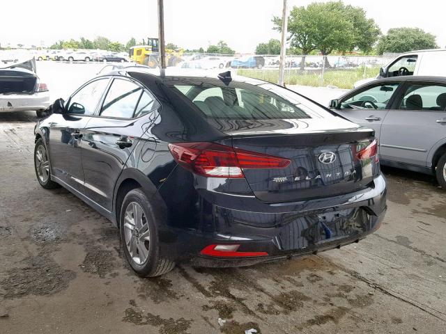 5NPD84LF8KH415834 - 2019 HYUNDAI ELANTRA SE BLACK photo 3