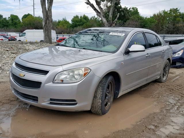 1G1ZH57B78F161967 - 2008 CHEVROLET MALIBU 1LT 银色 照片 2