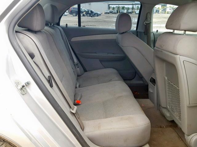 1G1ZH57B78F161967 - 2008 CHEVROLET MALIBU 1LT 银色 照片 6