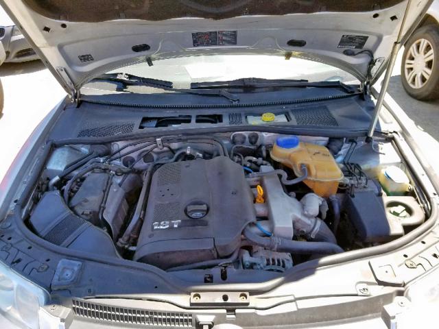 WVWPD63B42P360871 - 2002 VOLKSWAGEN PASSAT GLS SILVER photo 7