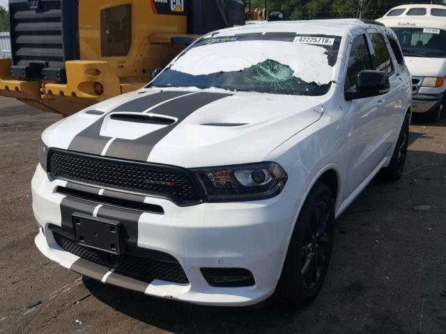 1C4SDJCT5JC271872 - 2018 DODGE DURANGO R/ WHITE photo 2