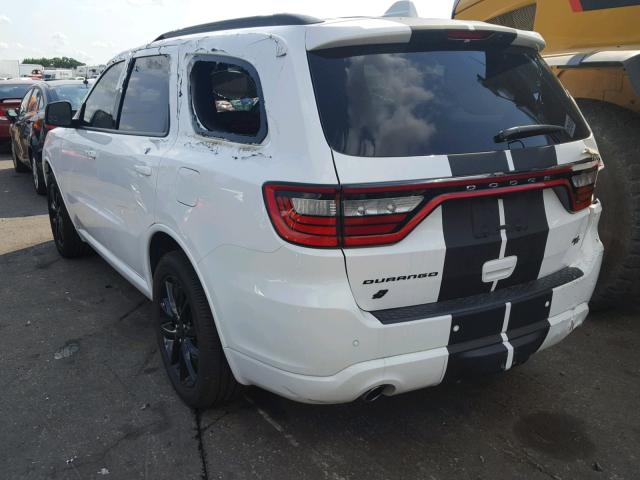 1C4SDJCT5JC271872 - 2018 DODGE DURANGO R/ WHITE photo 3